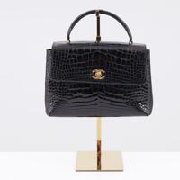 Chanel Black Top Handle Alligator Handbag - Sold for $8,320 on 05-17-2026 (Lot 624).jpg